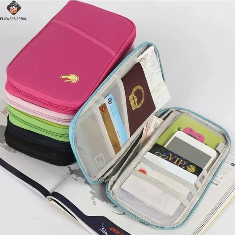 Travel Wallet, Passport, Credit Card Storage Bag, Cash Clip, Document Bag, Multifunctional Wallet, Travel Bag, Card Bag