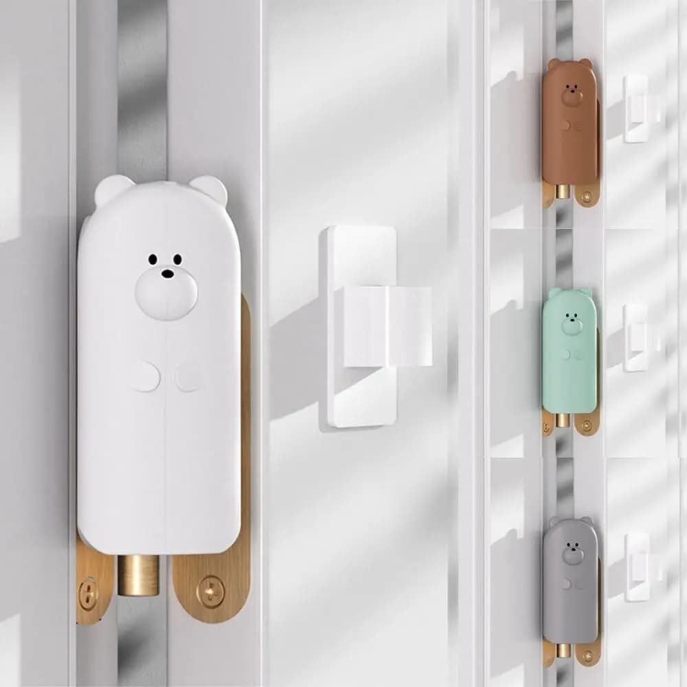 Nuovo Fermaporta in Silicone Anti-Appannamento e Anti-Pizzicamento, Blocco di Sicurezza per Bambini Facile da Installare, Protezione Durevole per la Sicurezza dei Bambini