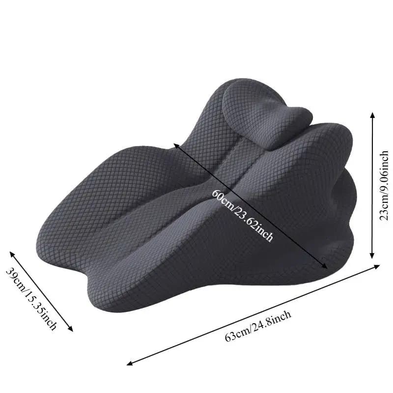 Ergonomic Multi-Position Pillow Neck/Back/Waist Support, Spinal Alignment & Cervical Protection Multi-Purpose for Sleep/Reading