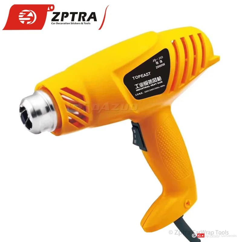 Pistola Termica Elettrica Professionale Multifunzione 2000W 220V EU per Applicazione Pellicole Auto