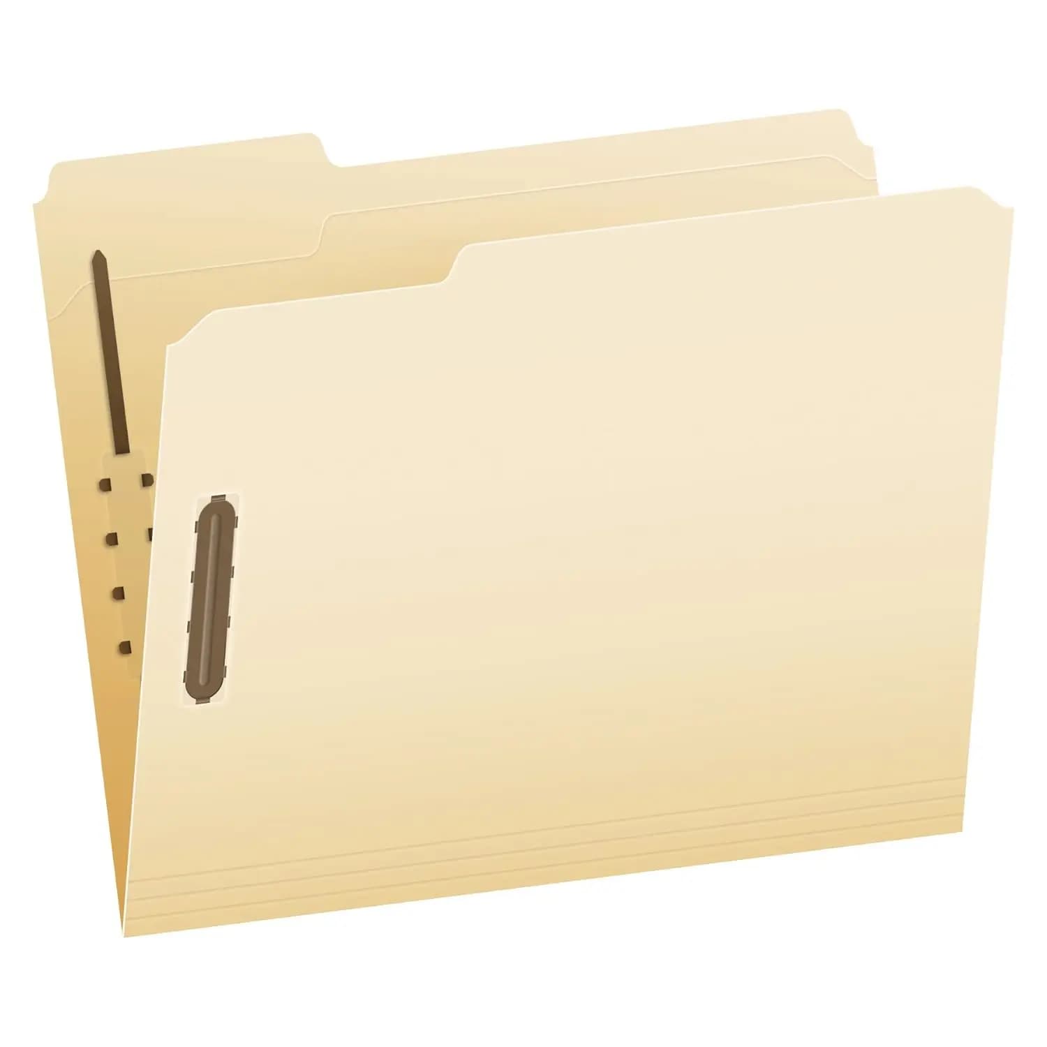 Cartelle Portadocumenti con 2 Chiusure, Tasche e Linguette per Scuola, Casa, Ufficio, Formato Lettera, Manila, 50 per Scatola