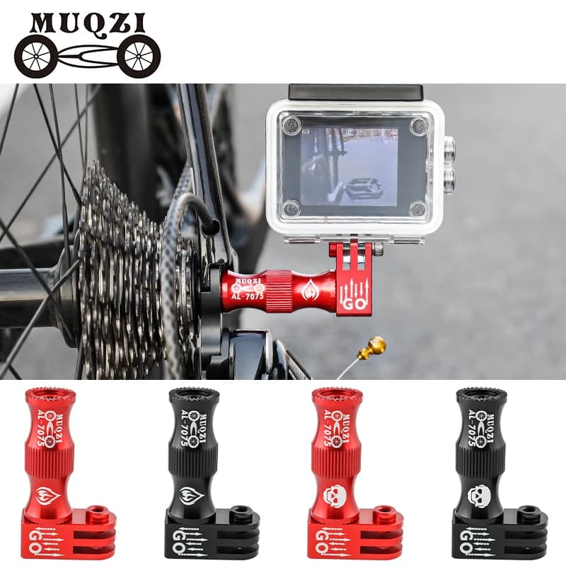 MUQZI Bike Action Camera Mount Adapter for MTB Road Bicycle M5 quick release sports camera bracket