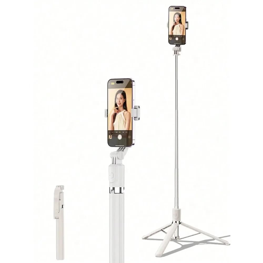 1700 mm selfie stick, wireless selfie stick, phone tripod, folding extendable support, smartphone monopoly, stabilization for stable shooting.