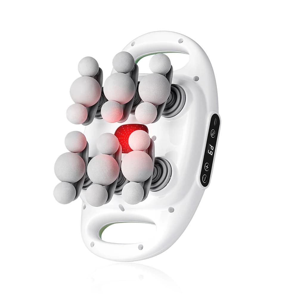 Massage gun with 18 heads, Deep Wireless Muscular Massage for High Frequency, for Body, Back, Legs and Collo