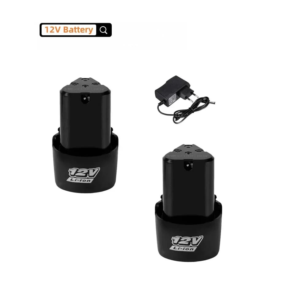 Batteria ricaricabile agli ioni di litio da 12 V 1500 mAh per cacciavite elettrico Trapano elettrico Mini smerigliatrice angolare