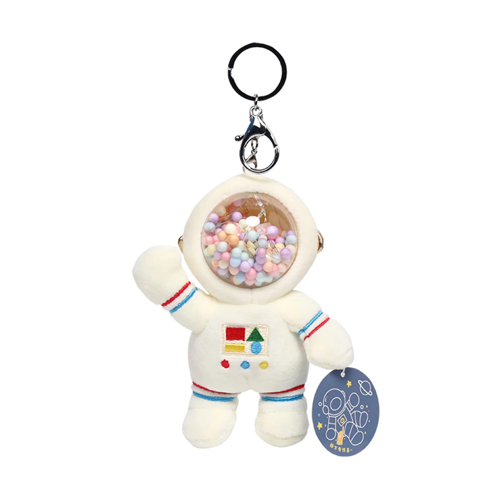 Simpatico ciondolo astronauta portatile cartone animato peluche zaino leggero decorazione grandi regali per ragazzi e ragazze