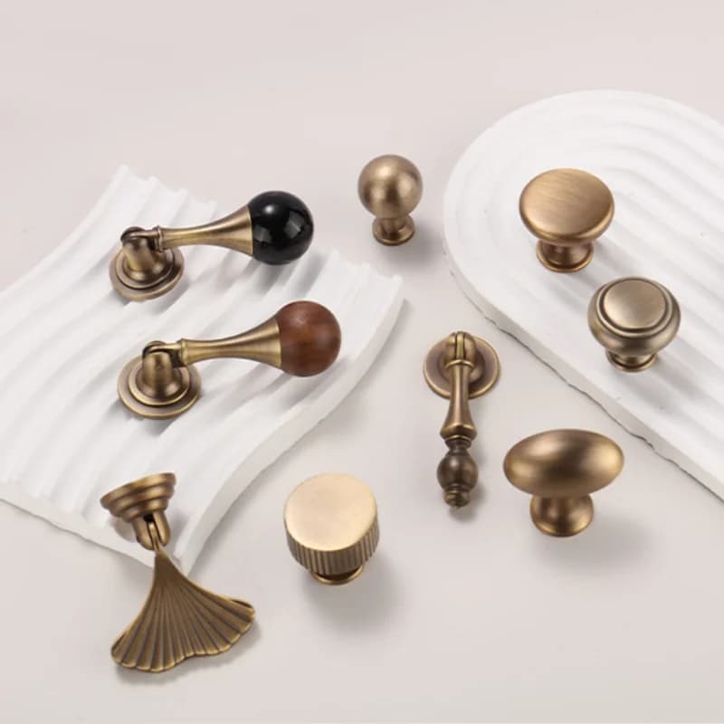 Antique Drawer Knobs Cupboard Handles Vintage Kitchen Cabinet Pulls Wardrobe Accessories Cabinet Knobs And Furniture Handles