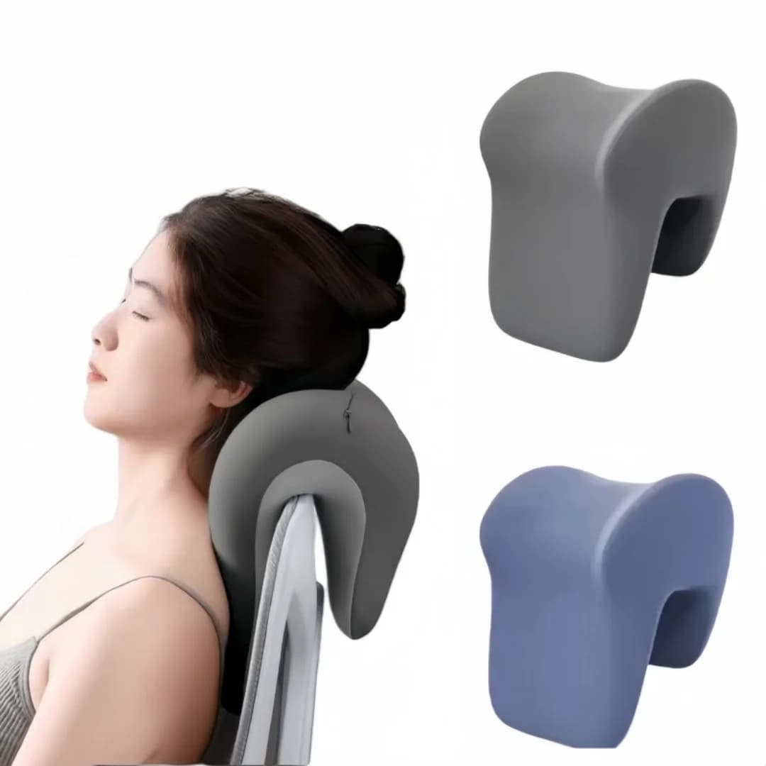Poggiatesta per sedia da ufficio in memory foam, cuscino per il collo, supporto lombare, cuscino per la schiena per sedia da gaming, per la correzione della postura