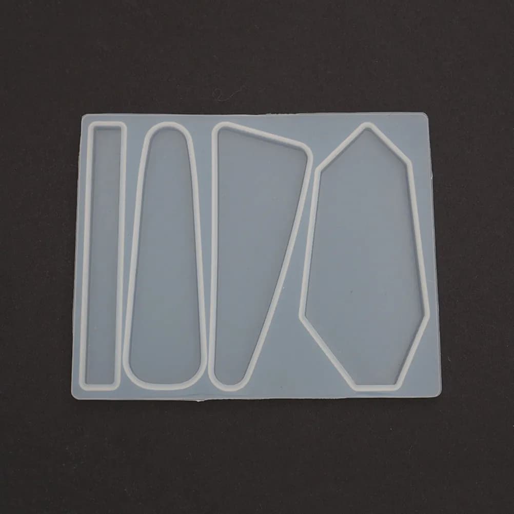Stampo in Silicone per Fermacapelli Bianco 9,5x8,5x2 cm, Stampo Fai-da-Te per Resina, Argilla Polimerica, Cera, Cabochon, Produzione di Sapone