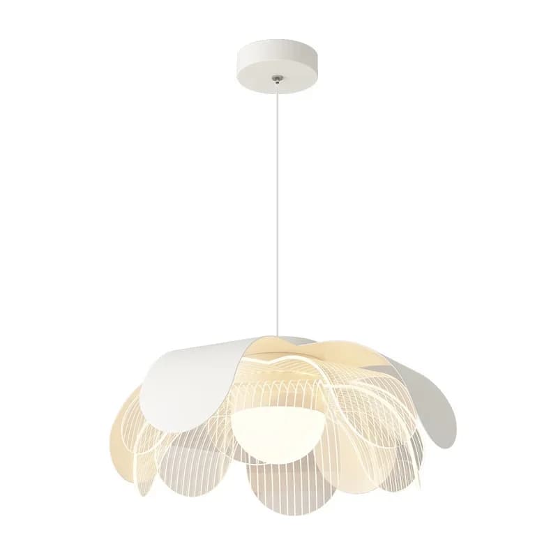 Lampadario da ristorante, lampada da scrivania personalizzata in stile nordico color crema
