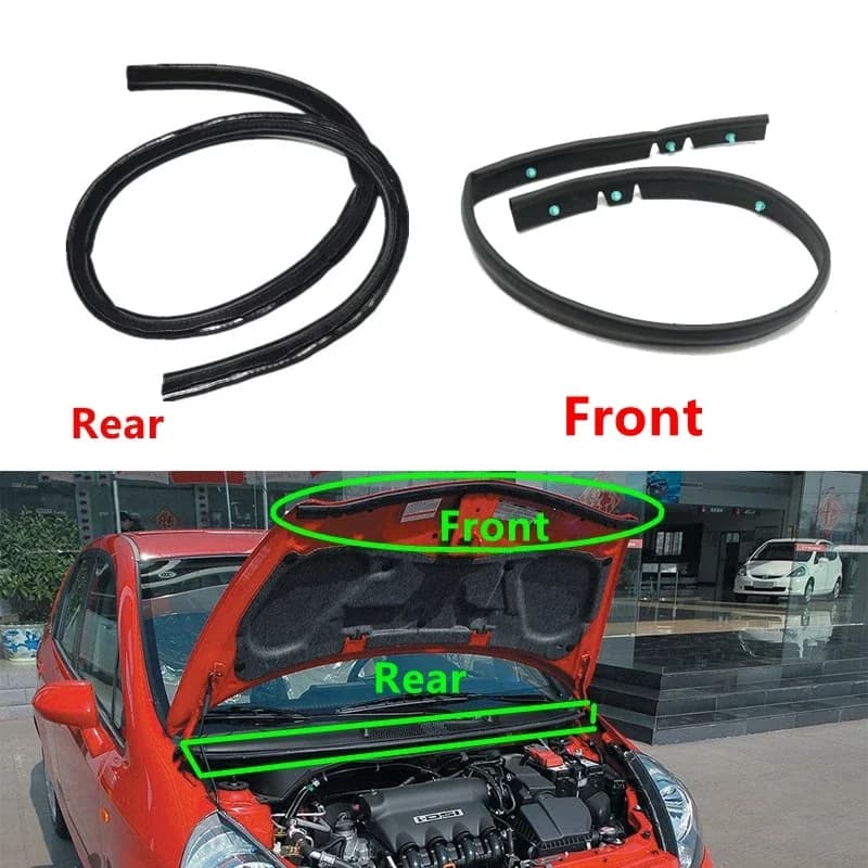 Auto Anteriore Cofano Motore Guarnizione Guarnizione In Gomma Striscia di Tenuta Per HONDA FIT JAZZ GD1 GD3 Hatchback 2004 2005 2006 2007 2008