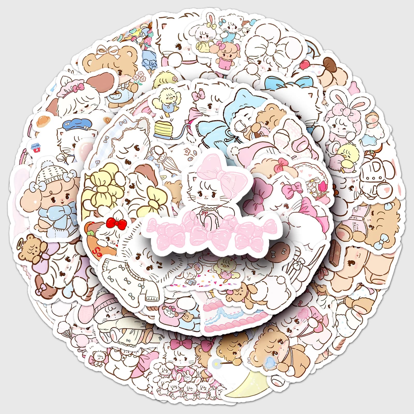 50pc mikko Series Cartoon Cute Graffiti Stickers Suitcase Laptop Skateboard Personalized Stickers