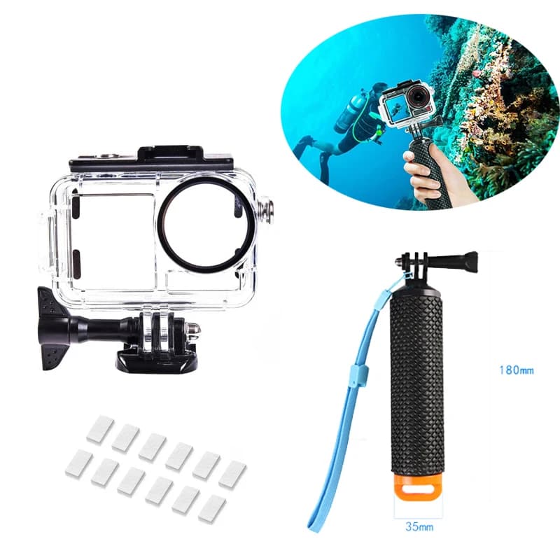 Diving Case for Action Camera DJI Osmo Action 5Pro 4 3, water resistant up to 60 meters