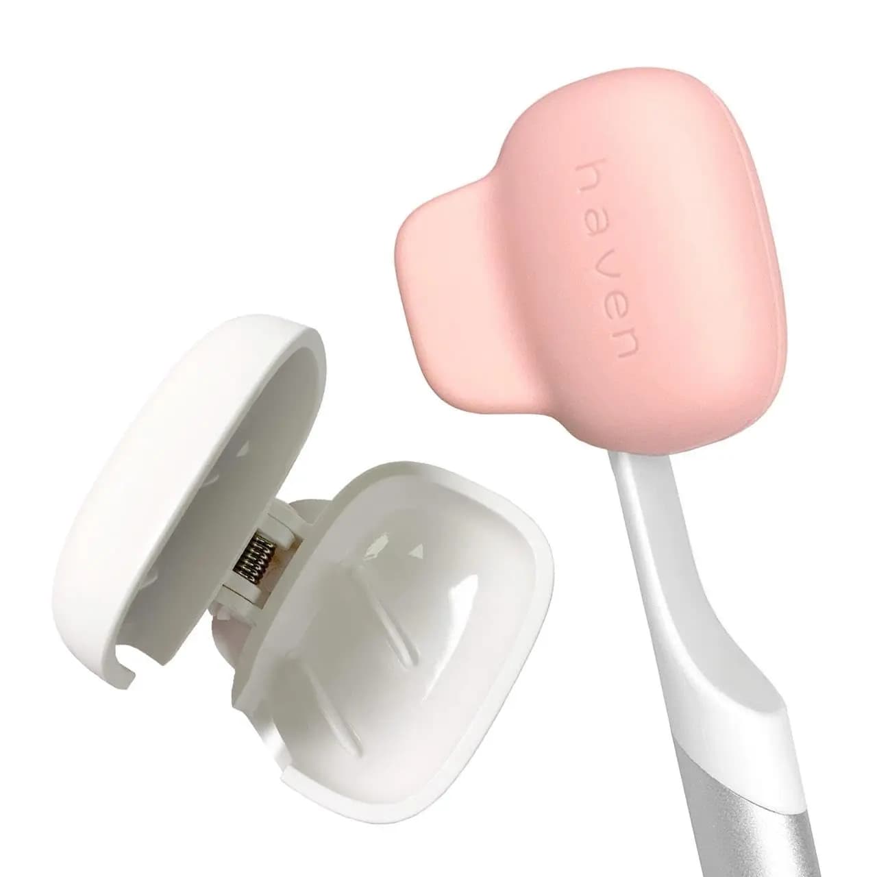 Set di Coperture da Viaggio per Spazzolini Elettrici e Manuali - Confezione da 2, Bianco e Corallo