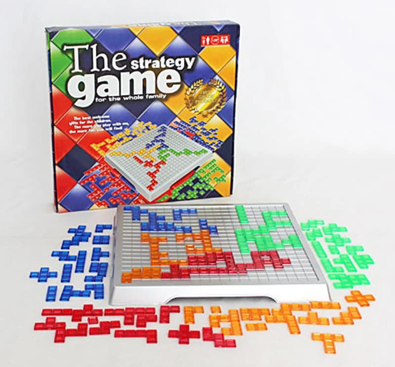 Gioco da Tavolo Blokus 2023, Gioco Strategico Educativo, Facile da Giocare per Bambini, Serie Giochi da Interno, Regalo per Feste