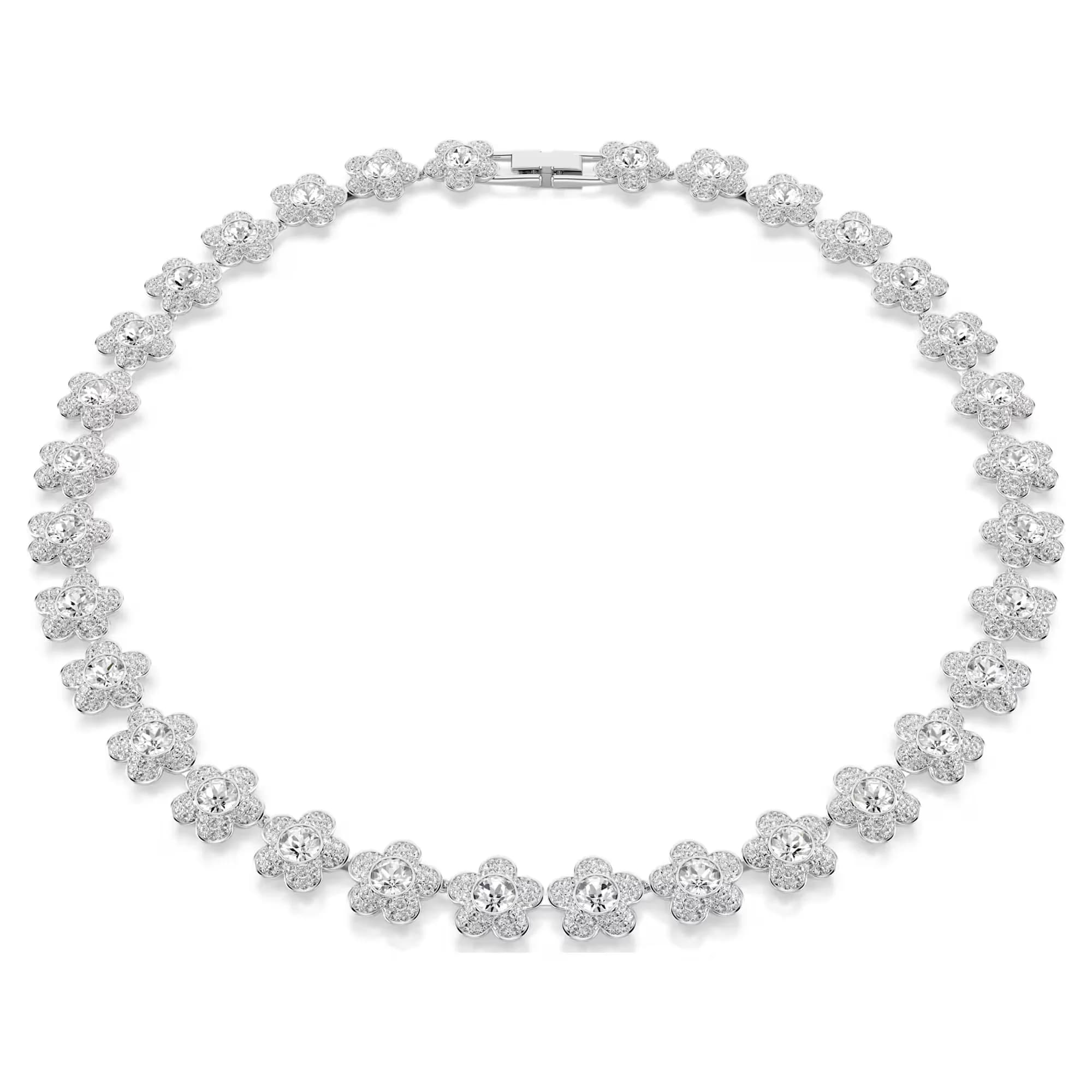 2026 European and American Original New Product Shining High Quality Flower Crystal Necklace Women's Luxury Festival Gift