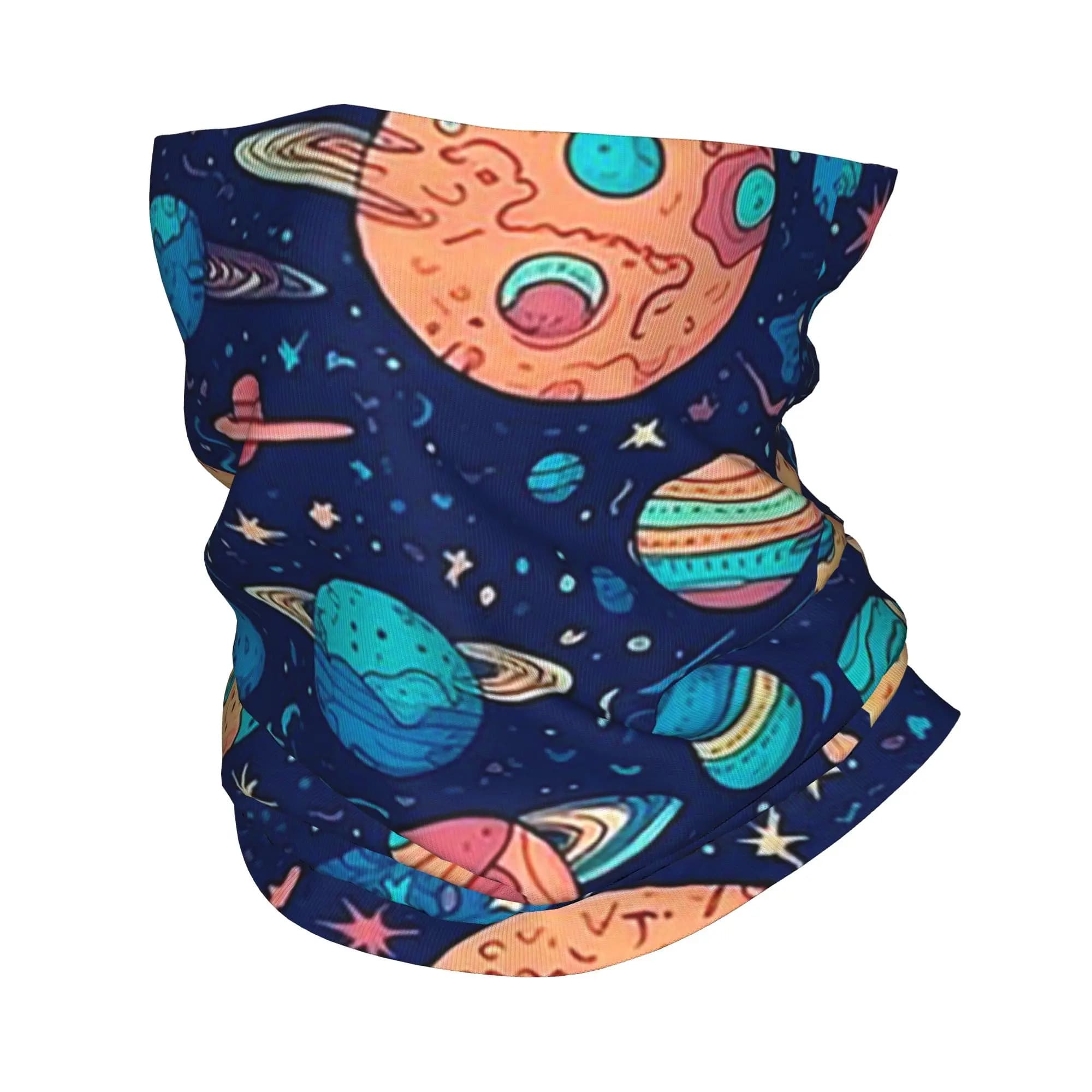 Cosmic Celestial Rhapsody Bandana Neck Gaiter Sciarpa stampata multiuso per ciclismo, per uomo, donna, adulto