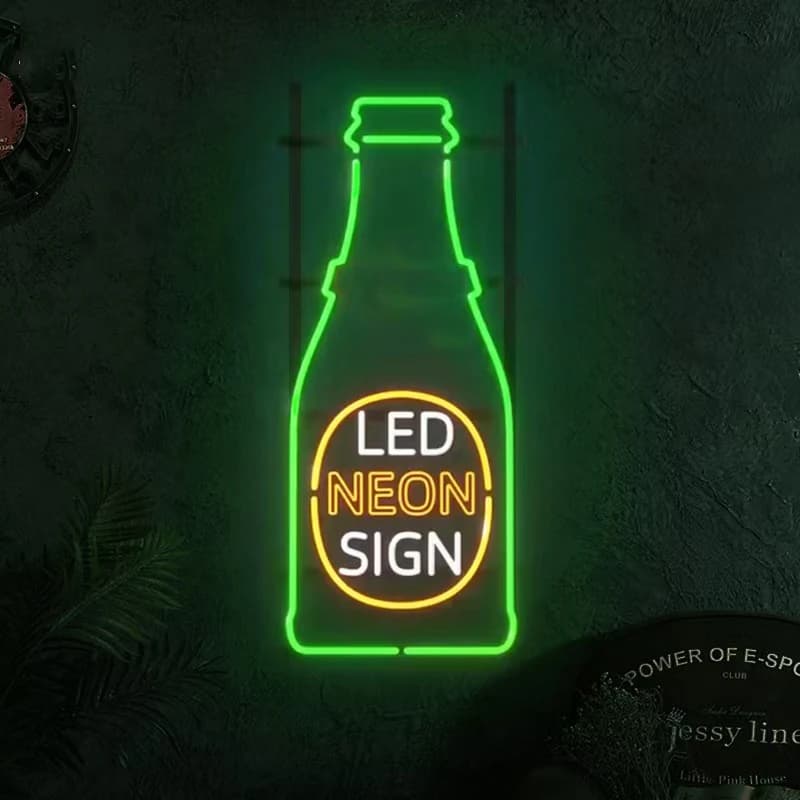 Insegna Luminosa LED Neon Personalizzata con Logo Aziendale, Alta Luminosità, Decorativa e Resistente alle Intemperie
