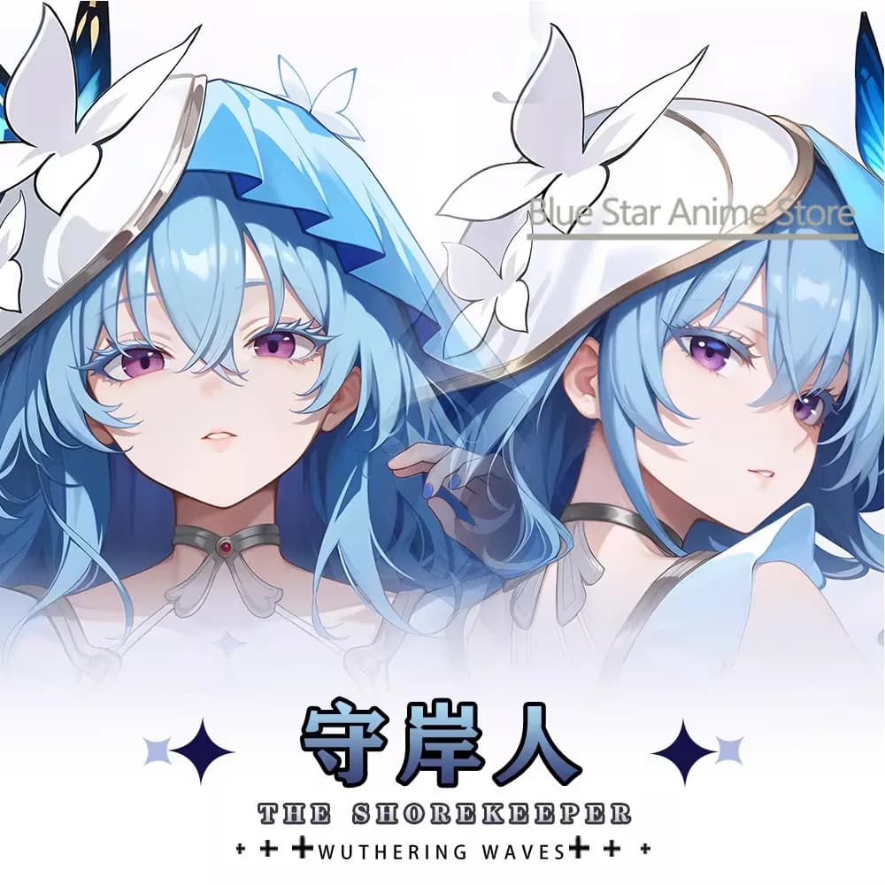 Wuthering Waves The Shorekeeper GIRL Sex Dakimakura Hing Body Case Otaku Pillow Cushion Bed Linings Xmas Gift