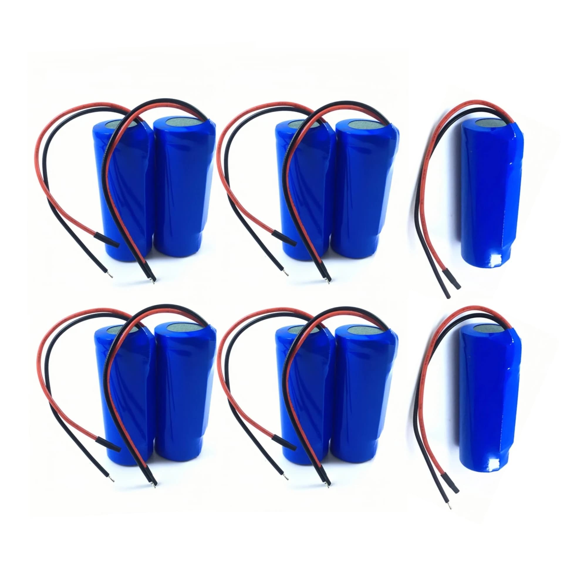 Battery LiFePO4 18500 10 pieces 3.2V 1200mAh with electric flashlight cable, remote control machine, power bank, electric toothbrush