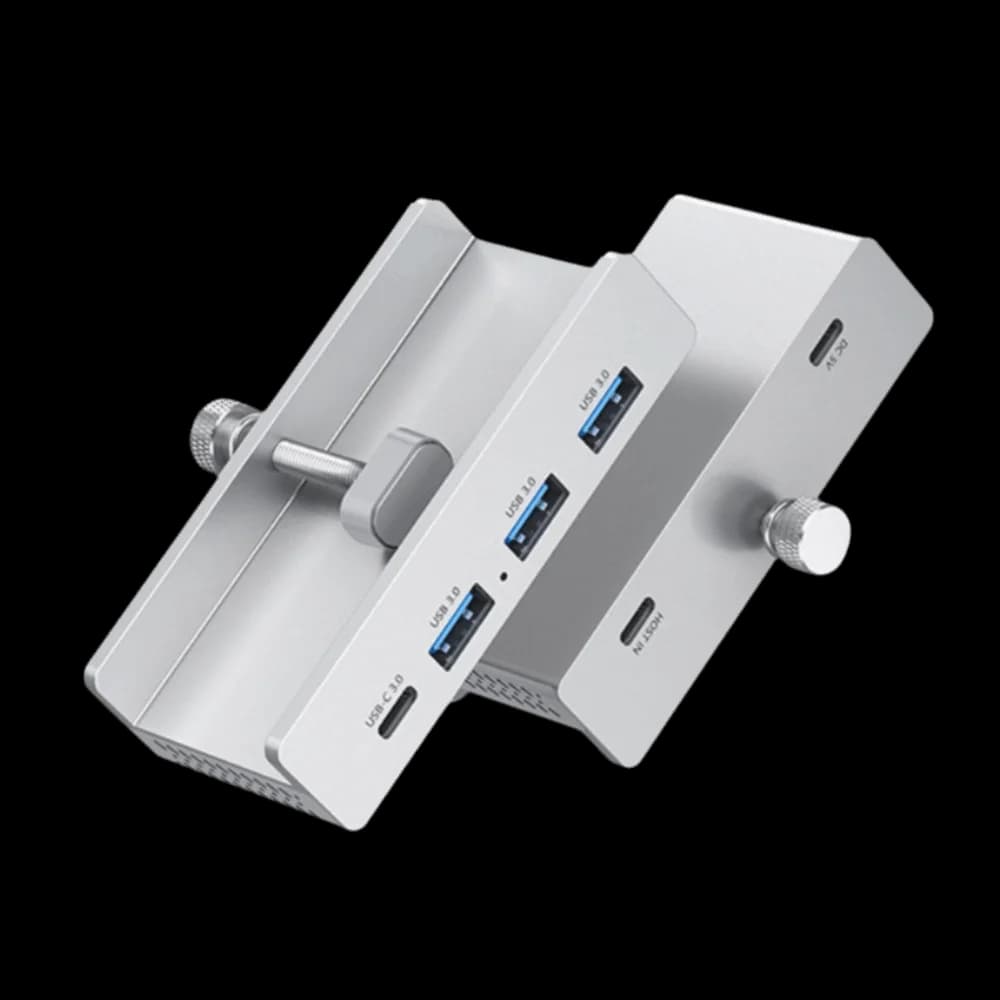 USB3.2/3.0/2.0 USB HUB Clamp Power Supply Universal External USB Splitter Adapter 5Gbps High Speed HUB External Connectivity