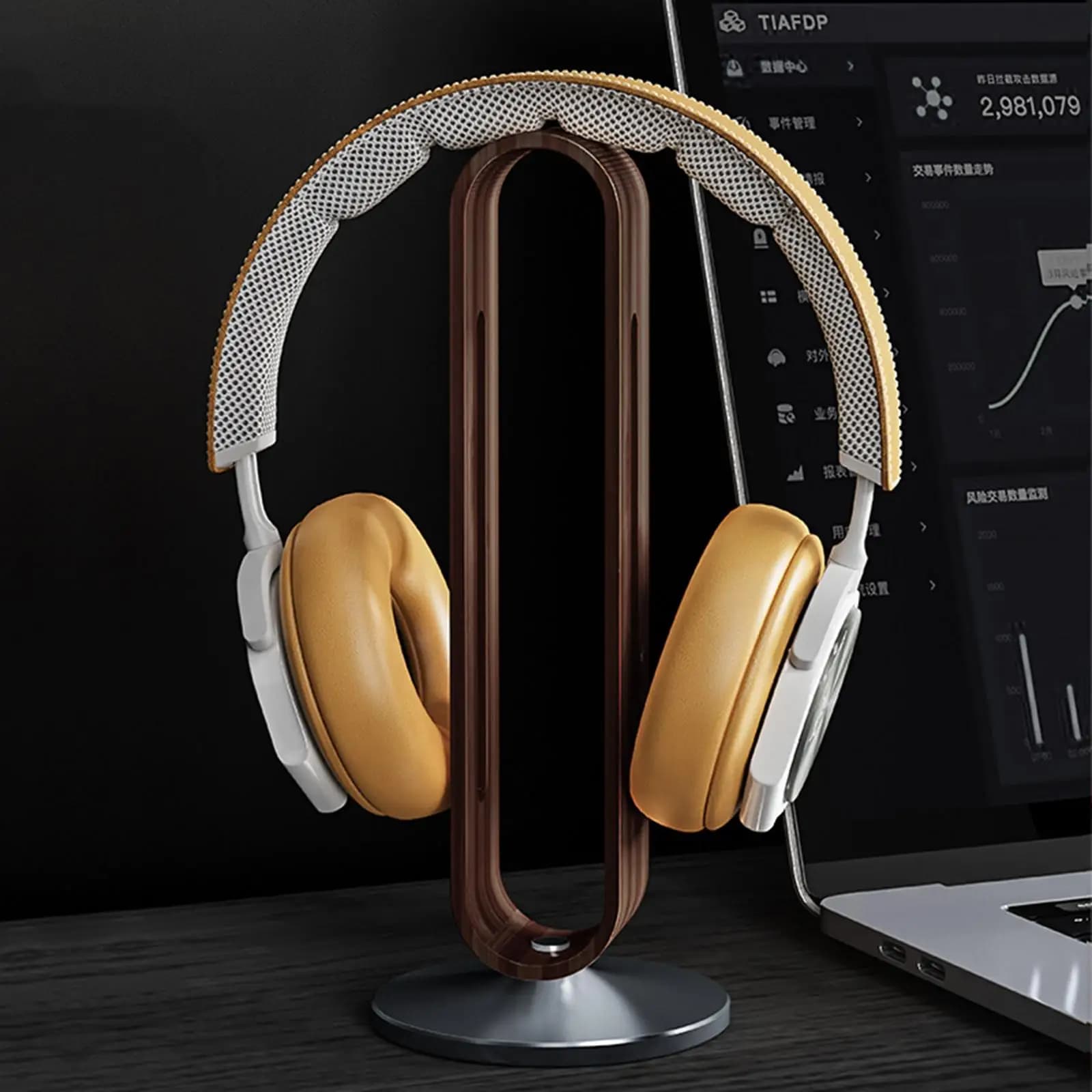 Aluminum Headphone Stand Thanksgiving Gifts Mount for Most of Headphones