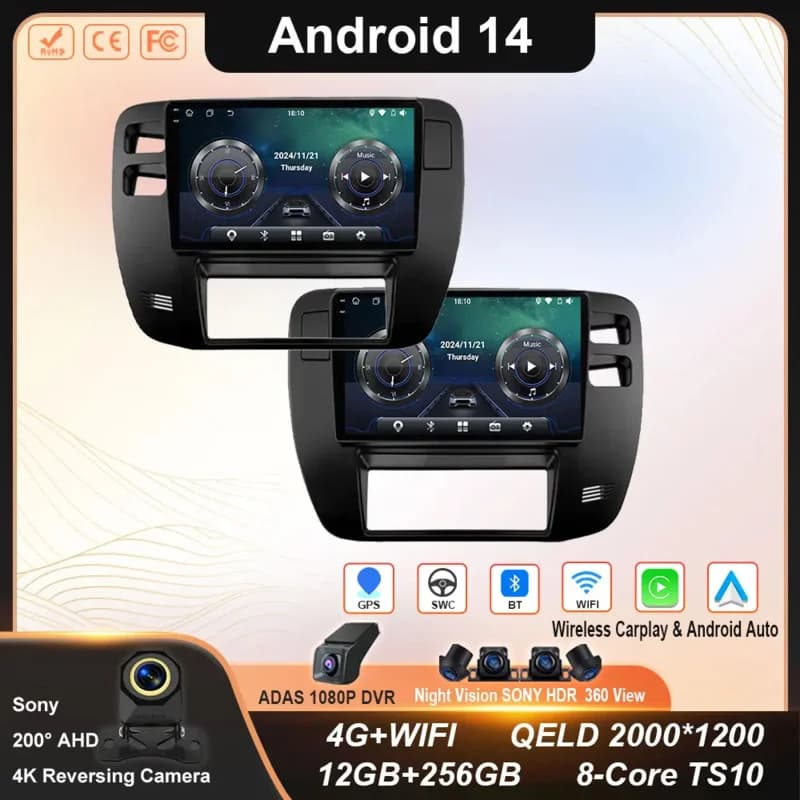 Android 14 Autoradio Per NISSAN Patrol 1997 1998 1999 2000 2001 2002 2003 2004 2005 Autoradio Lettore Multimediale di Navigazione GPS