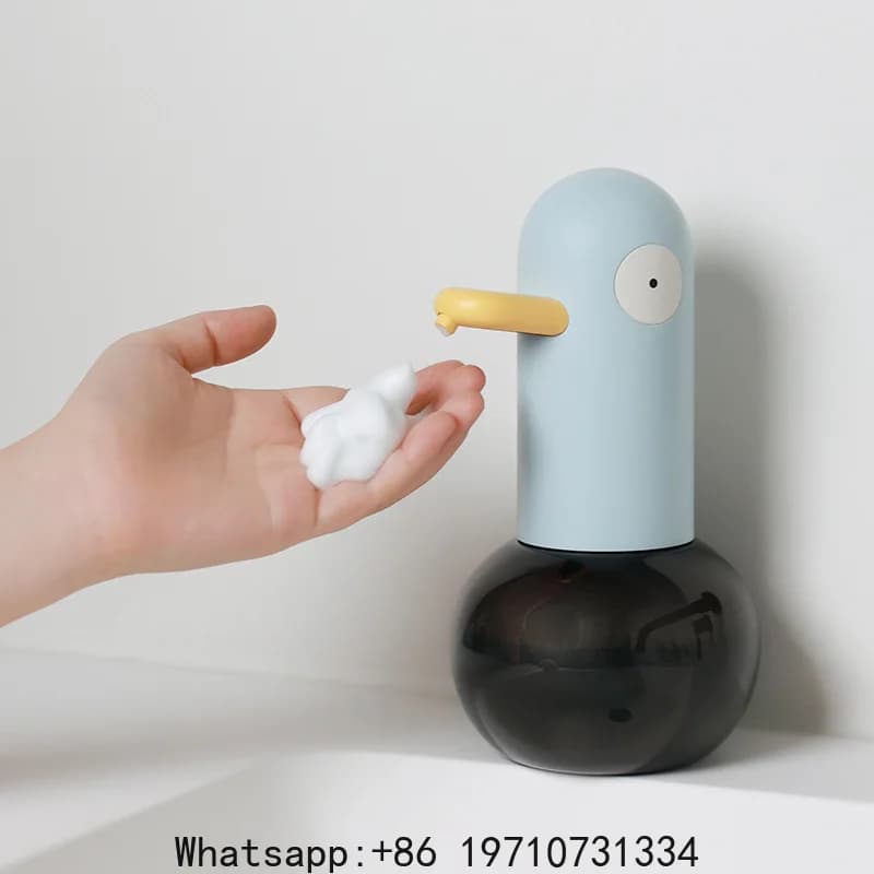 Duck Automatic Foaming Soap Dispenser Touchless Hands-Free Dish Children's Cartoon Hand Wash Soap Dispenser for Kitchen Bathroom