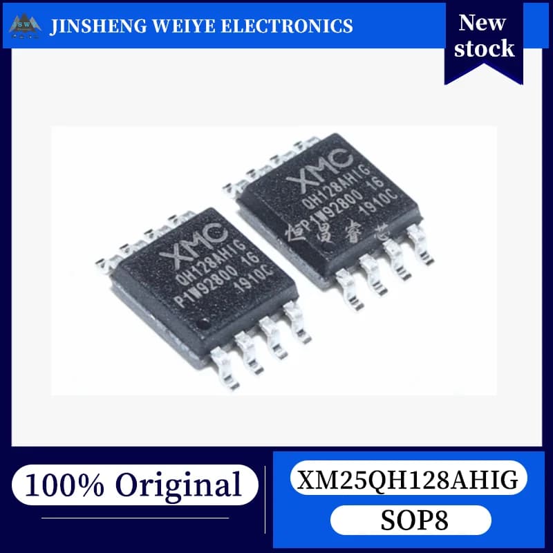 (10/50 pezzi) XM25QH128AHIG QH128AHIG QH128AH1G SOP8 Chip di memoria flash NOR da 128 Mbit, 100% nuovo, elettronica originale, disponibile