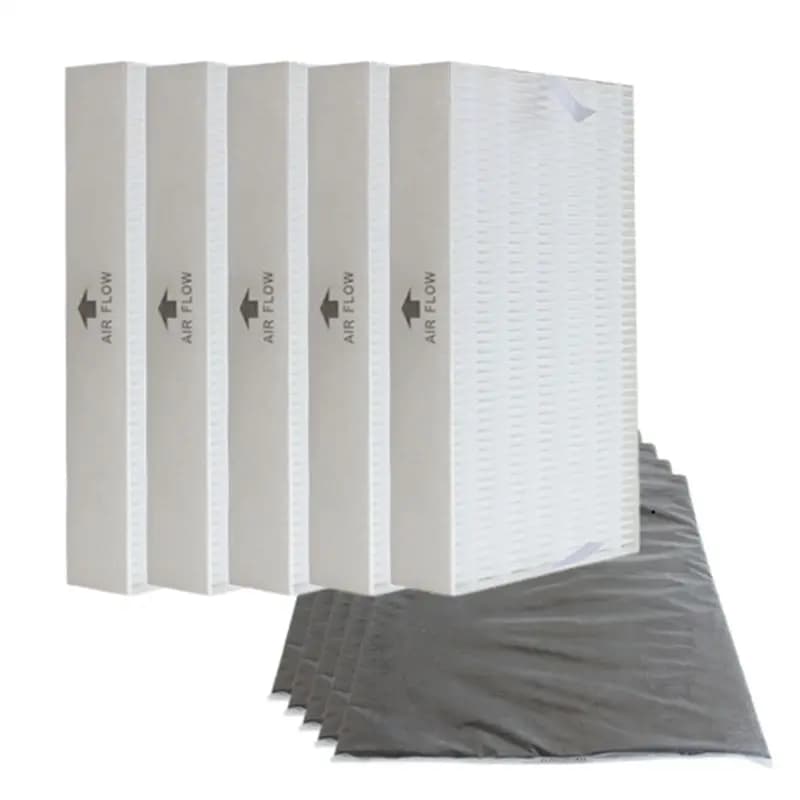 AB47-5 Set di accessori di ricambio per purificatore d'aria con filtro Hepa e cotone al carbonio per purificatore d'aria Honeywell HPA100