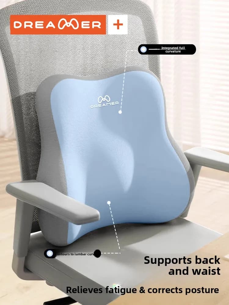 Office Cuion Cuscino di supporto lombare Cuscino per sedia ergonomico Ba Cuscino in memory foam per alleviare il dolore Moderno semplice Sle