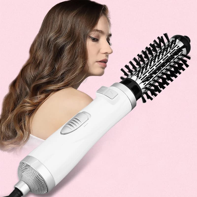Rotating Brush 2 in 1 with Hot Air, Automatic Hair Brush, Hair Styling Device