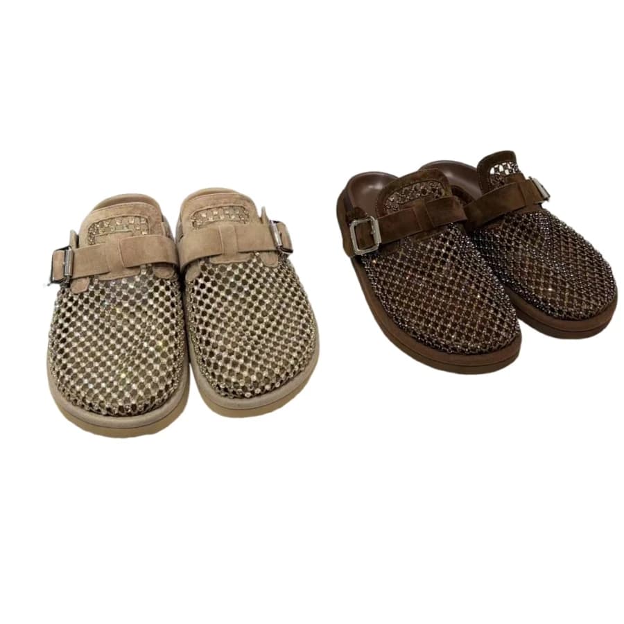 Women Non-Slip Indoor Slippers Comfortable Soft Sole Flat Shoes Lightweight Wear Flats Soft Sole Comfortable Casual Shoes BE0709