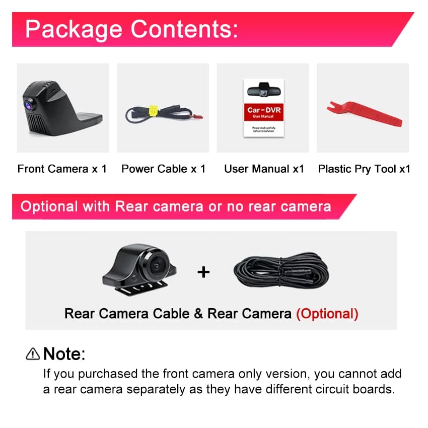 4K Dash Cam For BMW X4 (G02) 2019 2020 2021 2022 2023 2024 2025, WIFI Car Dvr Integrated OEM DVR, Night Vision, Plug & Play