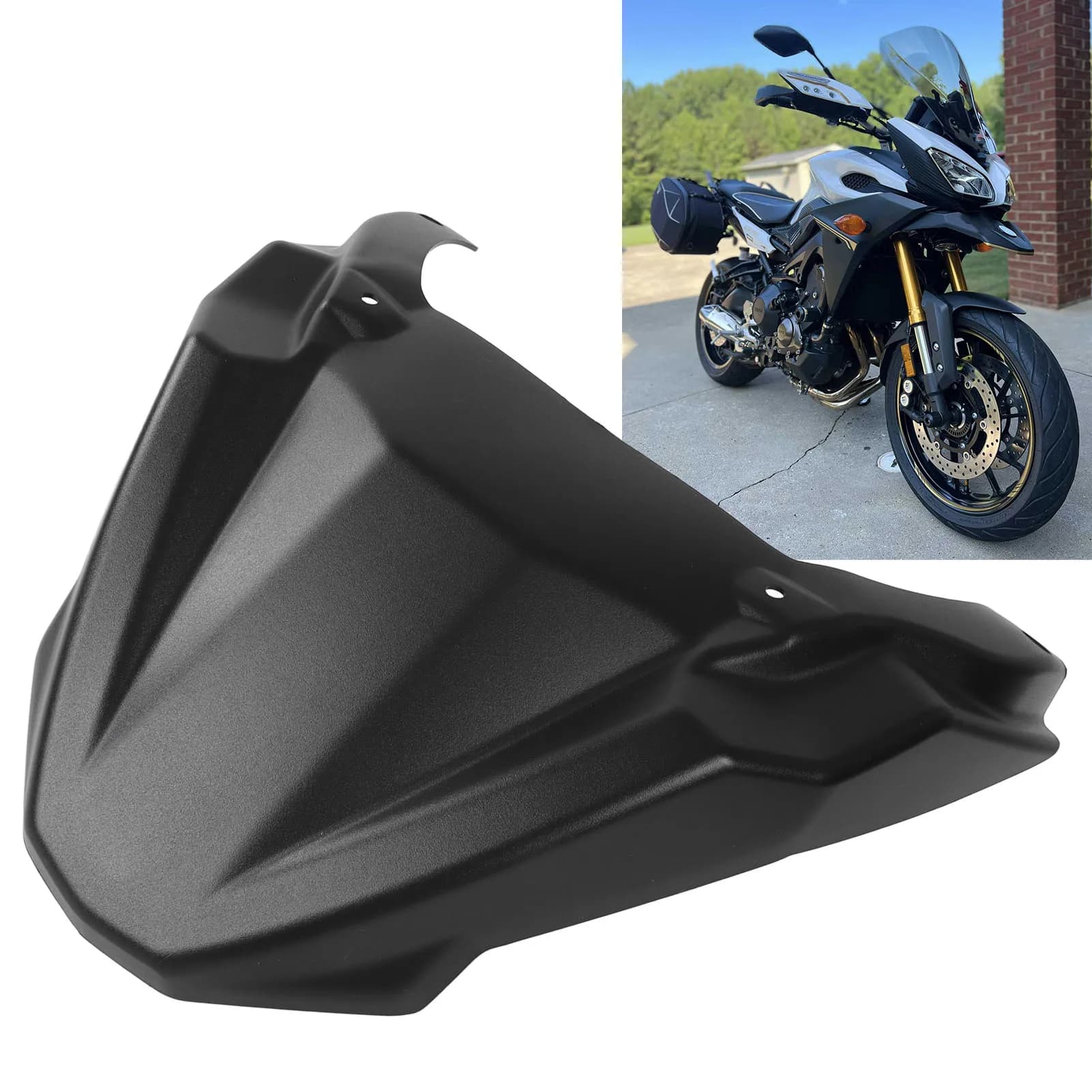 Copertura di ricambio per estensione del becco anteriore del motociclo Front Extender Cowl per FJ‑09 MT‑09 2015‑2019