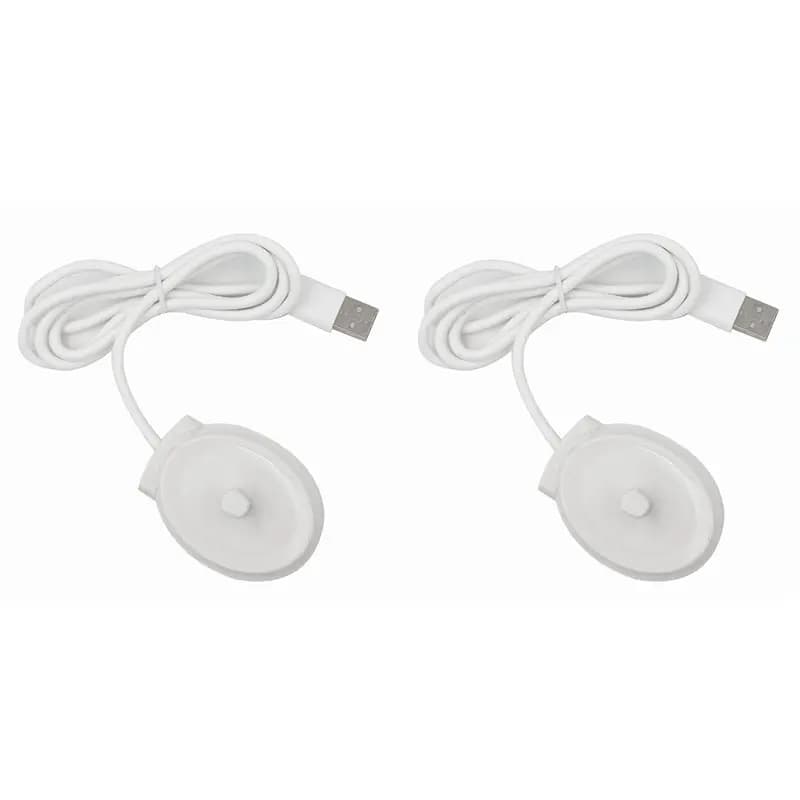 【PASSIONE】2X Base USB per spazzolino elettrico Oral B Braun P2000 P4000 P6000 D10 D12 D16 D20 Tipo 3757