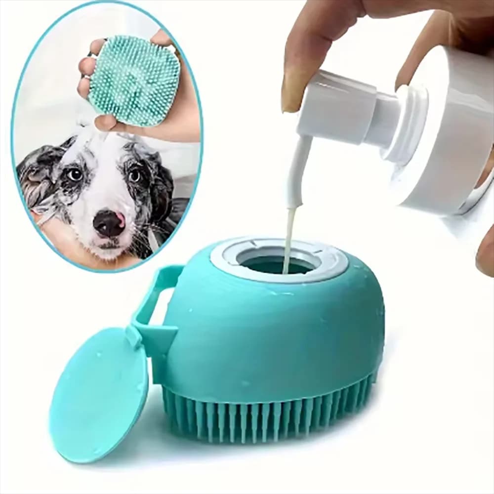 Home Pet Grooming Kit Professional Hair Trimming Scissors Liquid Storage Bath Brush All-in-One Cat and Dog Care Tool Set