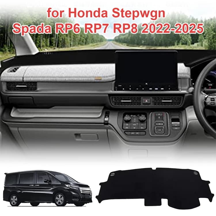 Car Dashboard Cover Pad For Honda Stepwgn Spada RP6-7 RP8 2022-25 Sunshade Protector Anti-UV Non-slip Pads Interior Accessories