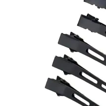 10PCS Black Duckbill Hair Clips Nonslip Alligator Hair Clips Barber Salon Styling Dying Hair Accessories Hairpin