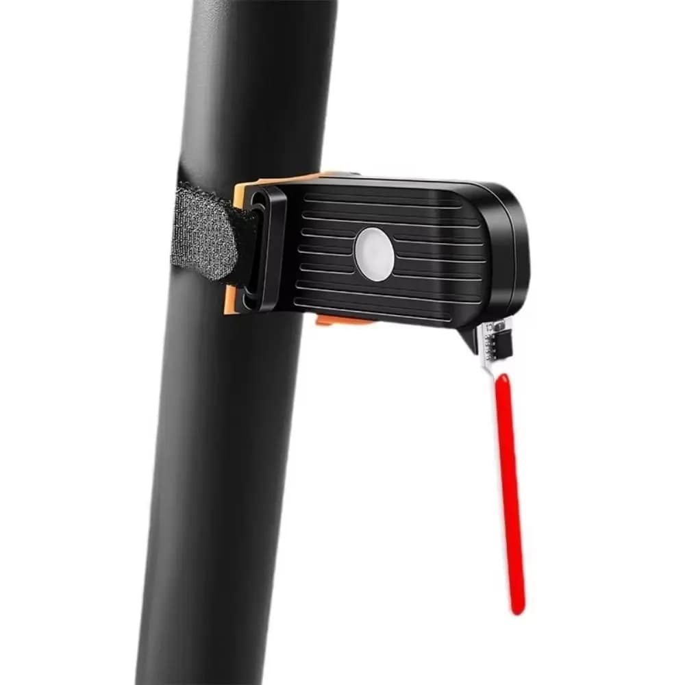 Waterproof Bike Taillights Multifunctional Charging Foldable Emergency Warning Lights Adjustable Red/White Lighting