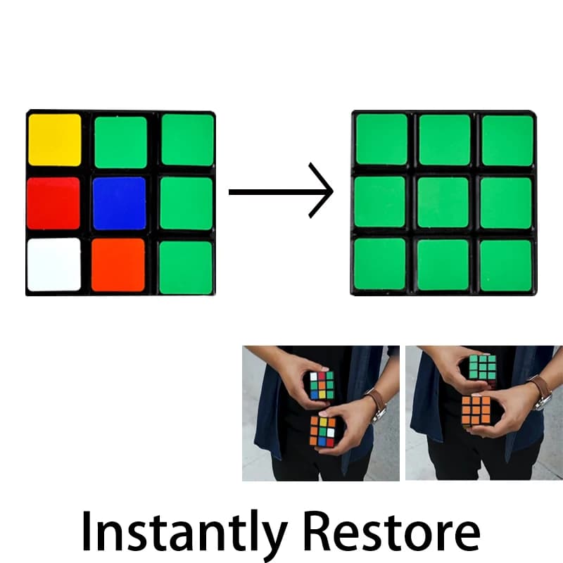 Cubo magico RD Insta di Henry Harrius Trucchi magici Puntelli Mentalismo Magic Street Illusion Cube Fun Gimmick Giocattoli facili per ragazzi Bambini