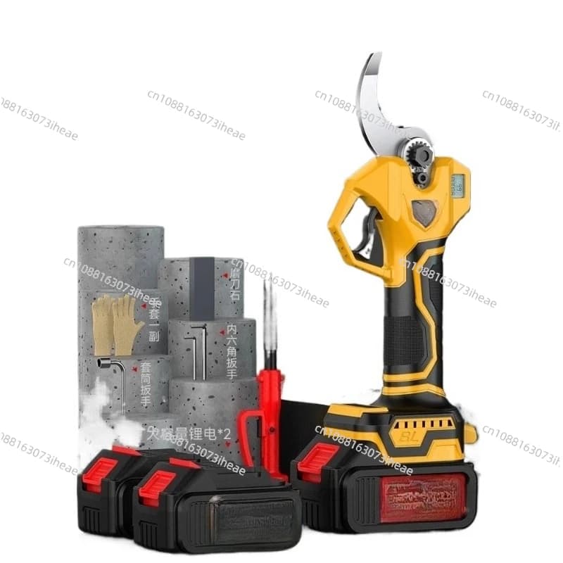 Garden Tree Rechargeable Electric Scissors Fruit Tree Gardening Shears For High Pour Portable With Lithium Battery