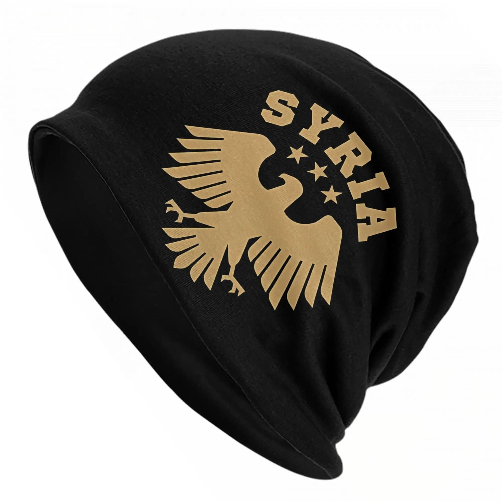 Cappello Eagle of Syria Bonnet Hat Cool Outdoor Skullies Beanies Hat Cappelli unisex caldi a doppio uso