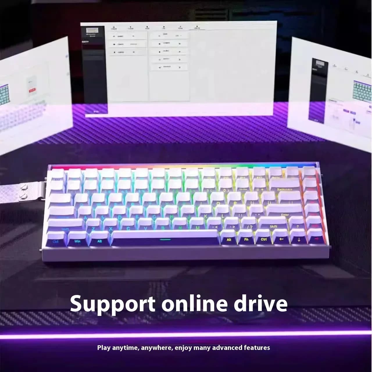 Aula Hero84 He Magnetic Keyboard Wired Rgb Hot Swap Esports Gaming Mechanical Keyboard Custom Computer Accessories For Gamer 13