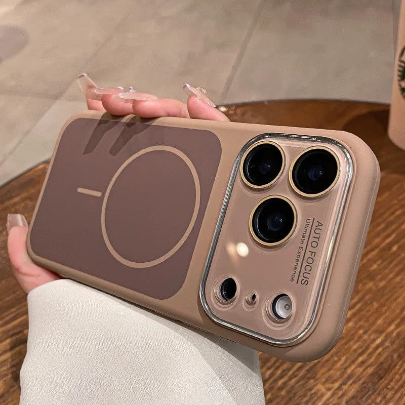 Custodia Magnetica in Silicone Liquido per iPhone 17 16 Pro Max, Cover Protettiva per Fotocamera per iPhone 15 Pro Max 16 Pro 17 Pro