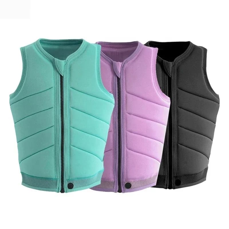 Giubbotto Salvagente Professionale Personalizzato in Neoprene per Nuoto, Surf, Wakeboard e Sport Acquatici