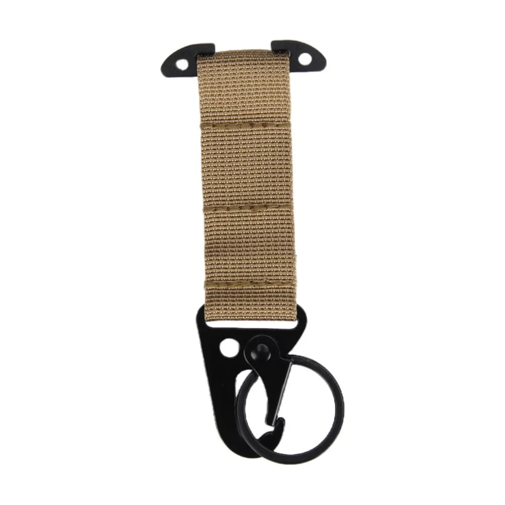 Nuovo Gancio Multifunzionale da Esterno in Nylon Tinta Unita, Clip EDC per Cinghie, Accessori per Fibbie da Cintura Outdoor