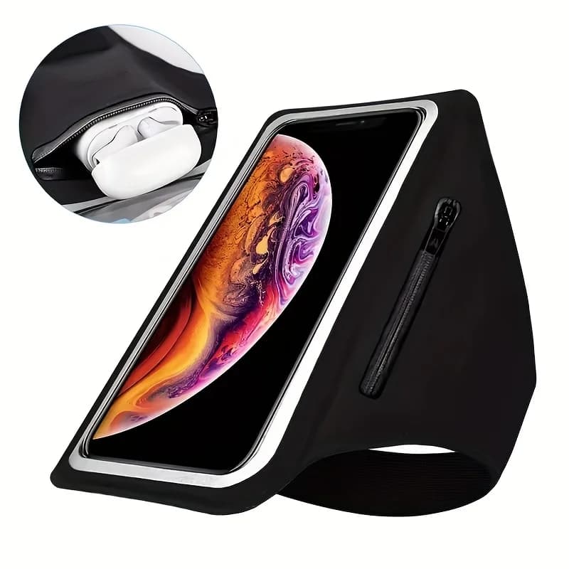 Running Arm Bag Waterproof Sports Arm Band for iPhone 17 16 15 Pro Max 14 Plus 13 Man Woman Arm Bags with Outdoor Touch Screen Belt