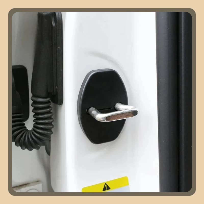 4 pezzi adesivo di protezione del tappo della copertura della serratura della porta per VW Jetta Golf Polo Passat B5 B6 B7 CC per Skoda Octavia A7 Fabia Rapid Yeti