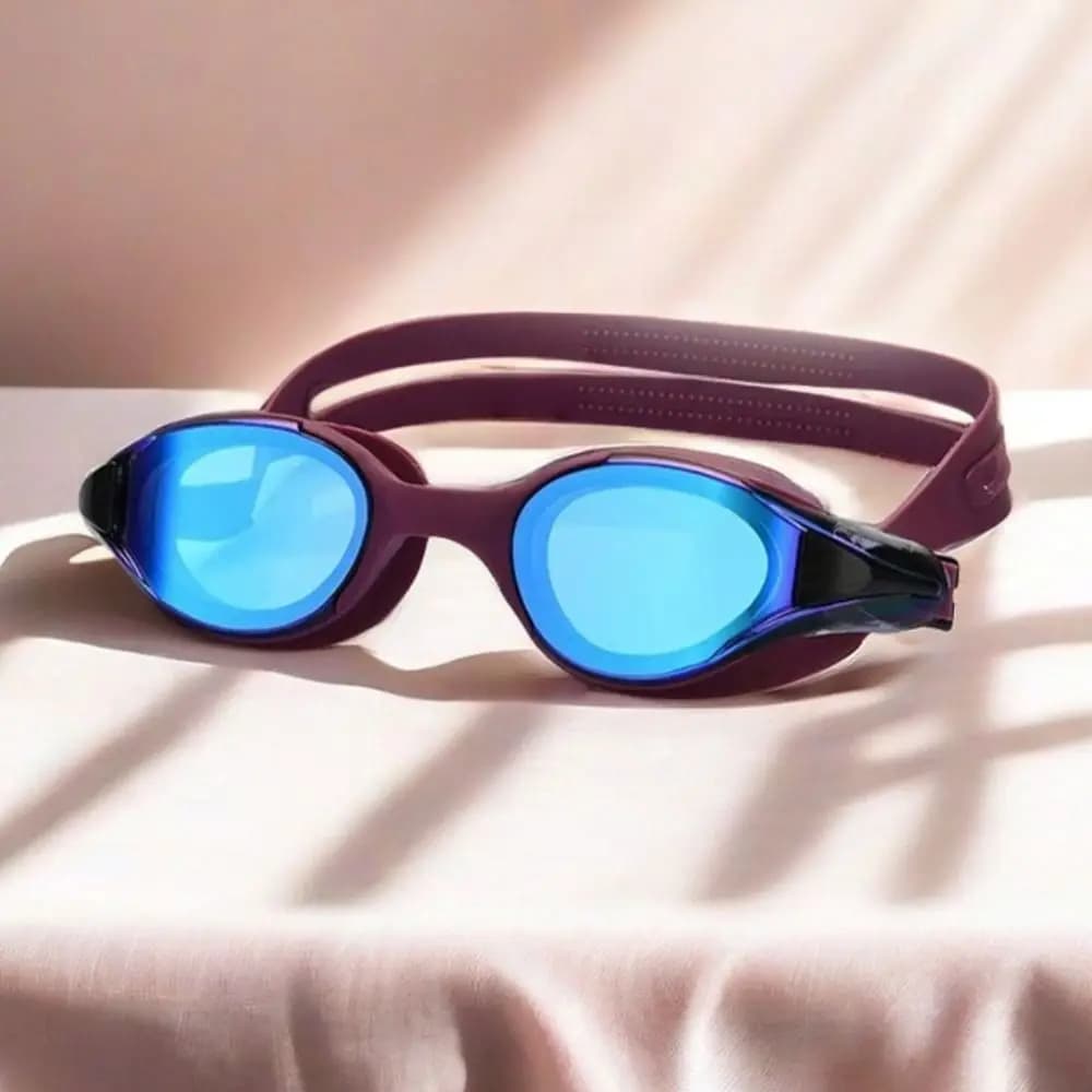Adjustable Silicone Swimming Goggles Waterproof Clear Vision Professional Swim Eyewear Anti-Fog Comfortable Fit Swim Glasses